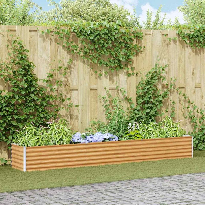 Casa si Gradina - Gradinarit si plante - Plante si ghivece - Ghivece si suporturi - Strat inaltat de gradina 290 x 50 x 36 cm Otel Galvanizat - Infinity.ro