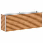 Casa si Gradina - Gradinarit si plante - Plante si ghivece - Ghivece si suporturi - Strat inaltat de gradina 195 x 50 x 68 cm Otel Galvanizat - Infinity.ro
