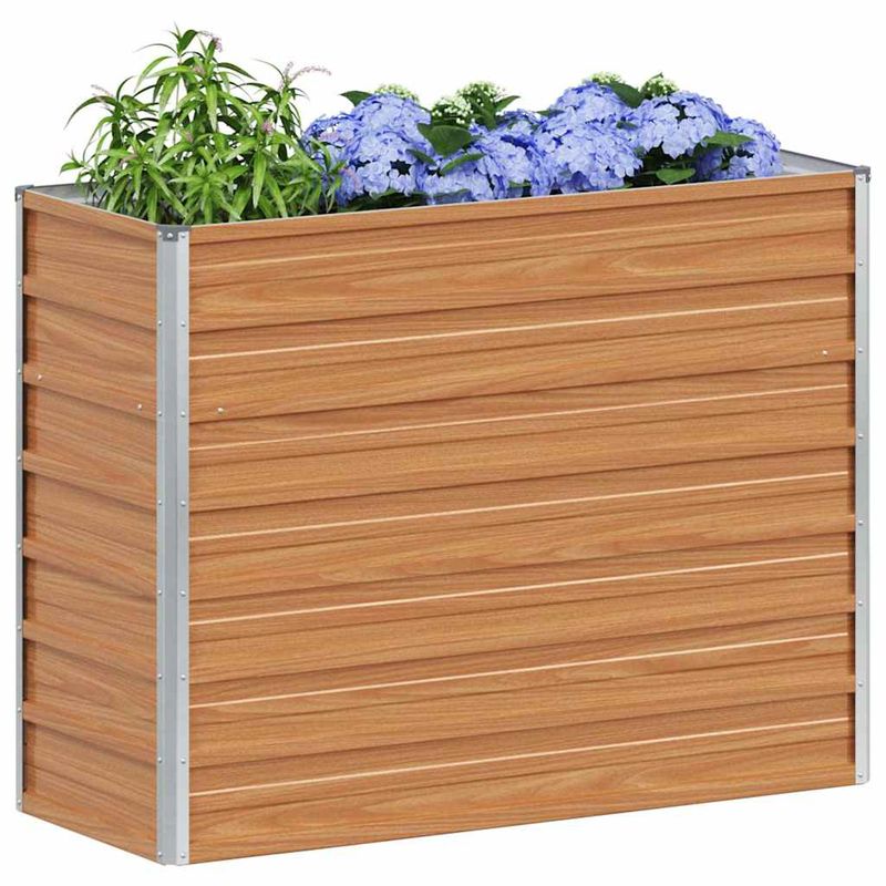 Casa si Gradina - Gradinarit si plante - Plante si ghivece - Ghivece si suporturi - Strat inaltat de gradina Maro deschis 100 x 40 x 77 cm - Infinity.ro