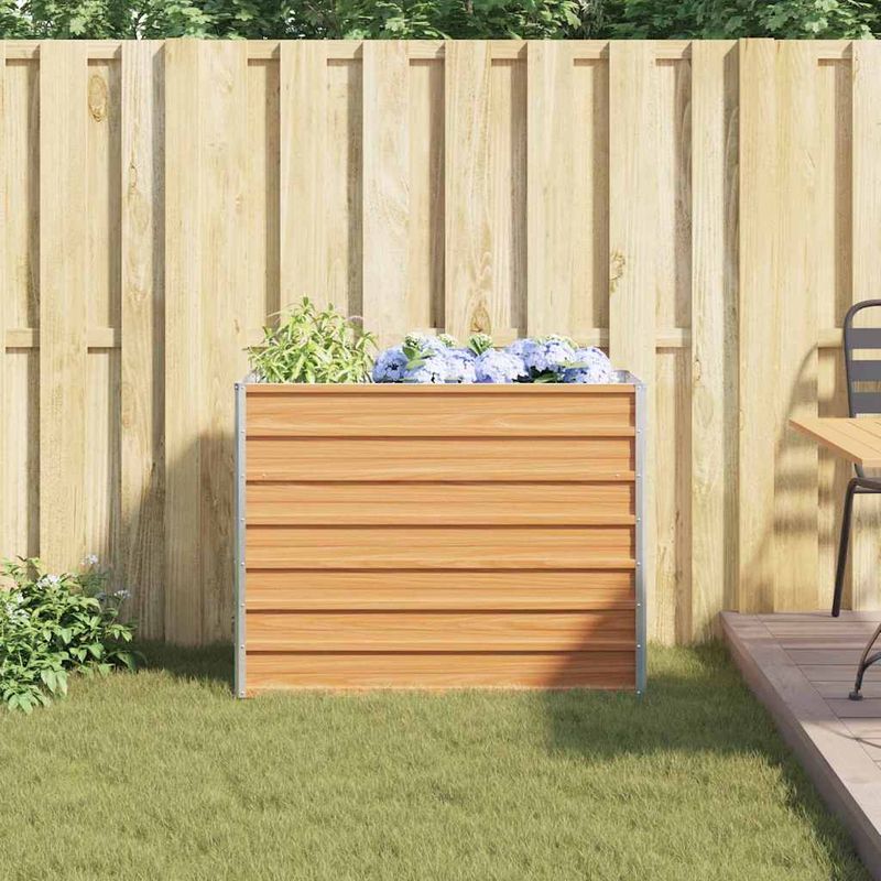 Casa si Gradina - Gradinarit si plante - Plante si ghivece - Ghivece si suporturi - Strat inaltat de gradina Maro deschis 100 x 40 x 77 cm - Infinity.ro