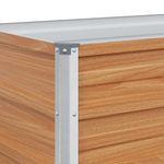 Casa si Gradina - Gradinarit si plante - Plante si ghivece - Ghivece si suporturi - Strat inaltat de gradina Maro deschis 100 x 40 x 77 cm - Infinity.ro