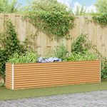 Casa si Gradina - Gradinarit si plante - Plante si ghivece - Ghivece si suporturi - Strat inaltat de gradina 290 x 50 x 68 cm Otel Galvanizat - Infinity.ro