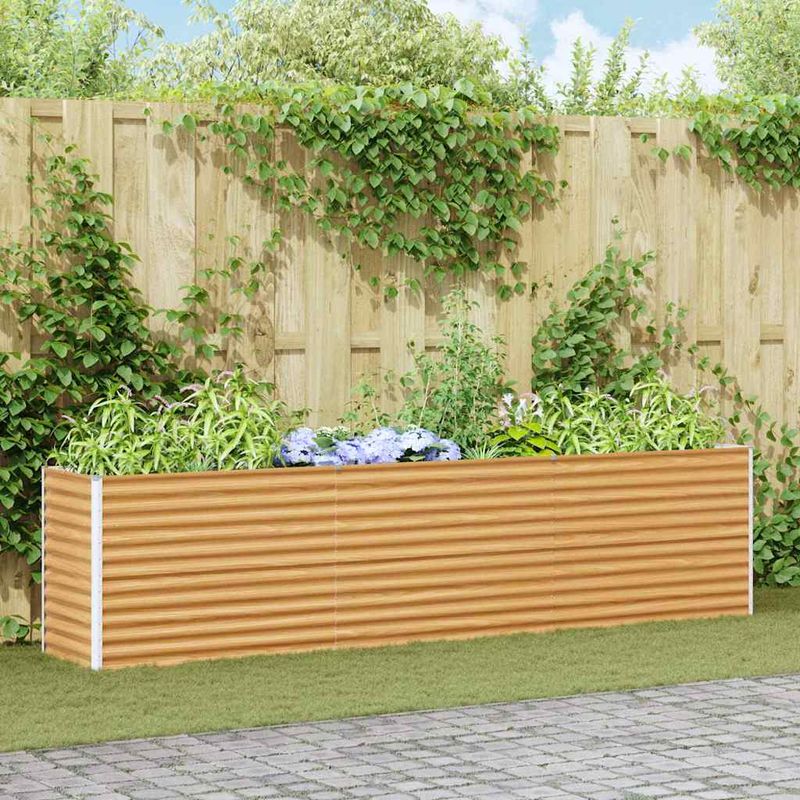 Casa si Gradina - Gradinarit si plante - Plante si ghivece - Ghivece si suporturi - Strat inaltat de gradina 290 x 50 x 68 cm Otel Galvanizat - Infinity.ro