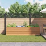 Casa si Gradina - Gradinarit si plante - Plante si ghivece - Ghivece si suporturi - Strat inaltat de gradina 290 x 50 x 68 cm Otel Galvanizat - Infinity.ro