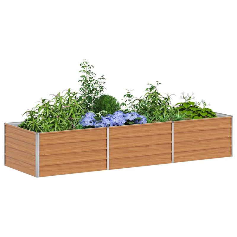 Casa si Gradina - Gradinarit si plante - Plante si ghivece - Ghivece si suporturi - Strat inaltat de gradina Maro deschis 240 x 80 x 45 cm - Infinity.ro