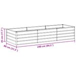 Casa si Gradina - Gradinarit si plante - Plante si ghivece - Ghivece si suporturi - Strat inaltat de gradina Maro deschis 240 x 80 x 45 cm - Infinity.ro