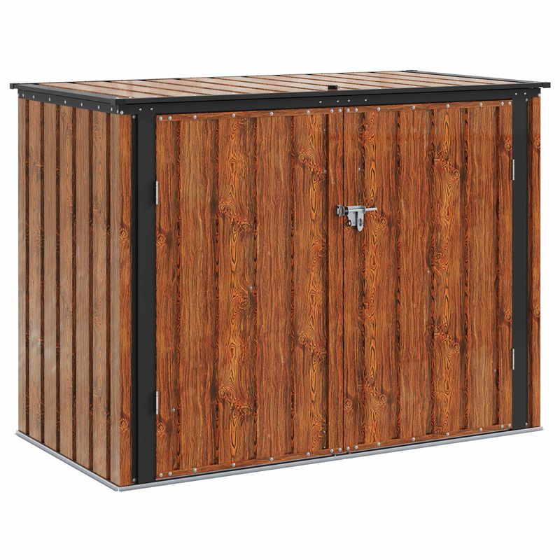Casa si Gradina - Gradina si terasa - Casute de gradina - Cutie de depozitare pentru gradina Maro 151,5 x 82 x 110,5 cm - Infinity.ro