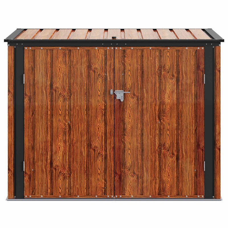 Casa si Gradina - Gradina si terasa - Casute de gradina - Cutie de depozitare pentru gradina Maro 151,5 x 82 x 110,5 cm - Infinity.ro