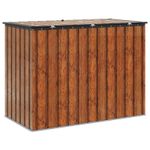 Casa si Gradina - Gradina si terasa - Casute de gradina - Cutie de depozitare pentru gradina Maro 151,5 x 82 x 110,5 cm - Infinity.ro