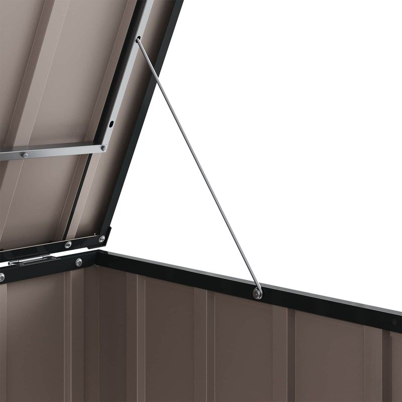 Casa si Gradina - Gradina si terasa - Casute de gradina - Cutie de depozitare pentru gradina Negru 151,5 x 107 x 100 cm - Infinity.ro