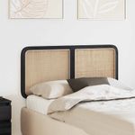Casa si Gradina - Mobilier - Paturi si accesorii - Accesorii paturi - Tablie de pat cu aripioare maro inchis 183x16x118/128 cm textil - Infinity.ro