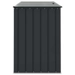 Casa si Gradina - Gradina si terasa - Casute de gradina - Cutie de depozitare pentru gradina Negru 151,5 x 82 x 110,5 cm - Infinity.ro