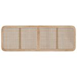Casa si Gradina - Mobilier - Paturi si accesorii - Accesorii paturi - Tablie de pat cu aripioare maro inchis 163x16x118/128 cm textil - Infinity.ro