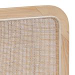 Casa si Gradina - Mobilier - Paturi si accesorii - Accesorii paturi - Tablie de pat cu aripioare maro inchis 163x16x118/128 cm textil - Infinity.ro