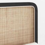 Casa si Gradina - Mobilier - Paturi si accesorii - Accesorii paturi - Tablie de pat cu aripioare maro inchis 163x23x118/128 cm textil - Infinity.ro