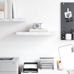 Casa si Gradina - Mobilier - Biblioteci si rafturi - Rafturi - Raft de perete Marmura alba 50 x 23 x 4 cm Lemn compozit - Infinity.ro