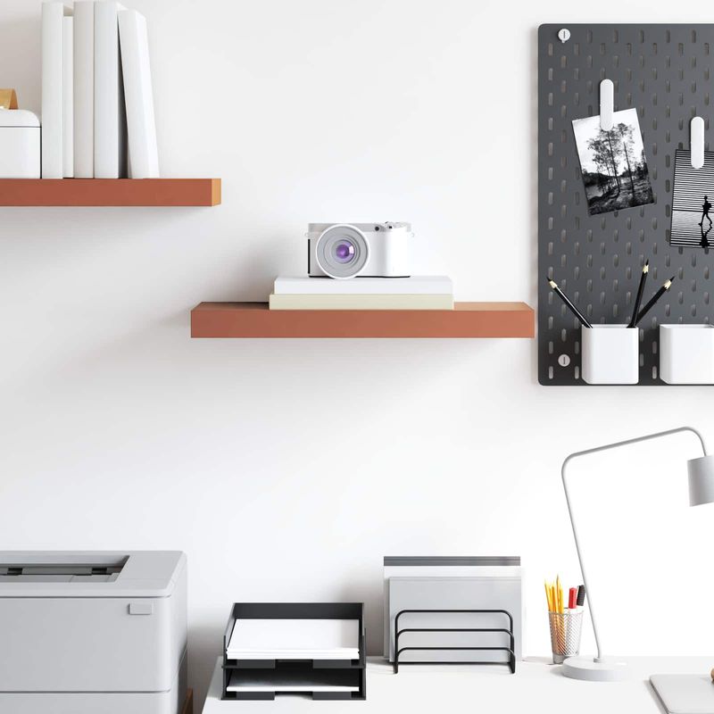 Casa si Gradina - Mobilier - Biblioteci si rafturi - Rafturi - Raft de perete Pe perete Rosu 50 x 23 x 4 cm Lemn compozit - Infinity.ro