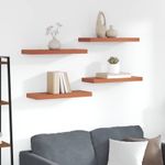 Casa si Gradina - Mobilier - Biblioteci si rafturi - Rafturi - Raft de perete 4 pcs Rosu 50 x 23 x 4 cm Lemn compozit - Infinity.ro