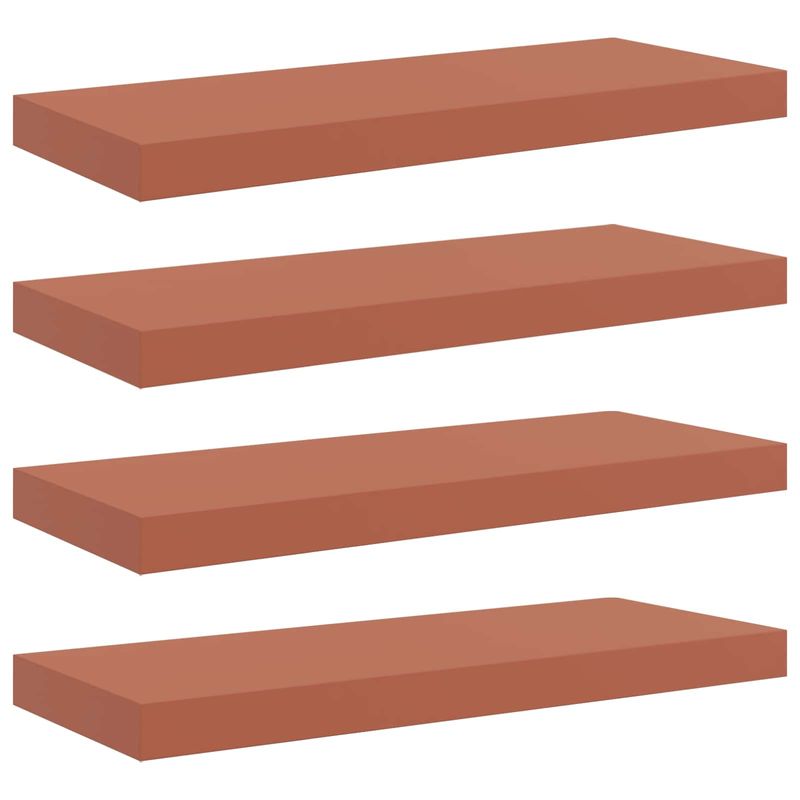 Casa si Gradina - Mobilier - Biblioteci si rafturi - Rafturi - Raft de perete 4 pcs Rosu 50 x 23 x 4 cm Lemn compozit - Infinity.ro