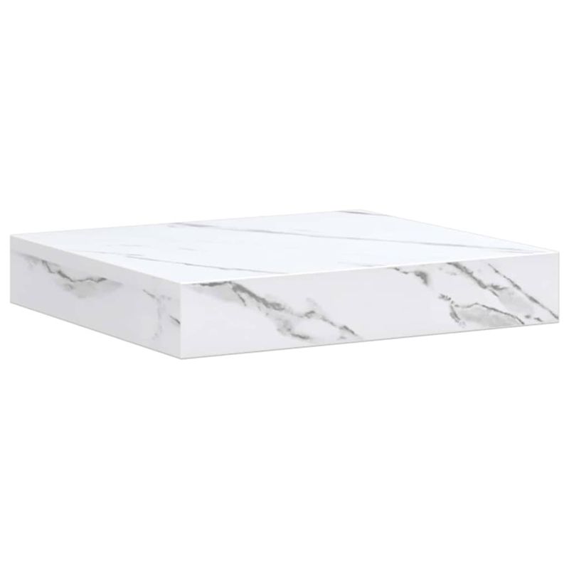 Casa si Gradina - Mobilier - Biblioteci si rafturi - Rafturi - Raft de perete Pe perete 4 pcs Marmura alba 23 x 23,5 x 4 cm - Infinity.ro
