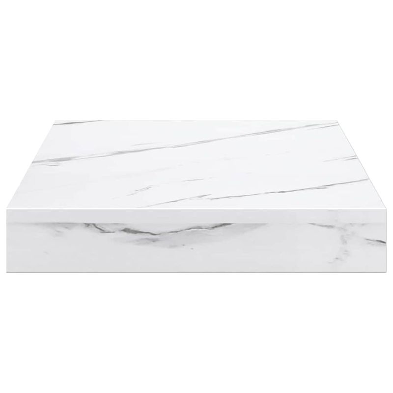 Casa si Gradina - Mobilier - Biblioteci si rafturi - Rafturi - Raft de perete Pe perete 4 pcs Marmura alba 23 x 23,5 x 4 cm - Infinity.ro