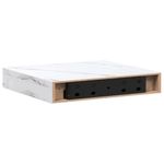 Casa si Gradina - Mobilier - Biblioteci si rafturi - Rafturi - Raft de perete Pe perete 4 pcs Marmura alba 23 x 23,5 x 4 cm - Infinity.ro