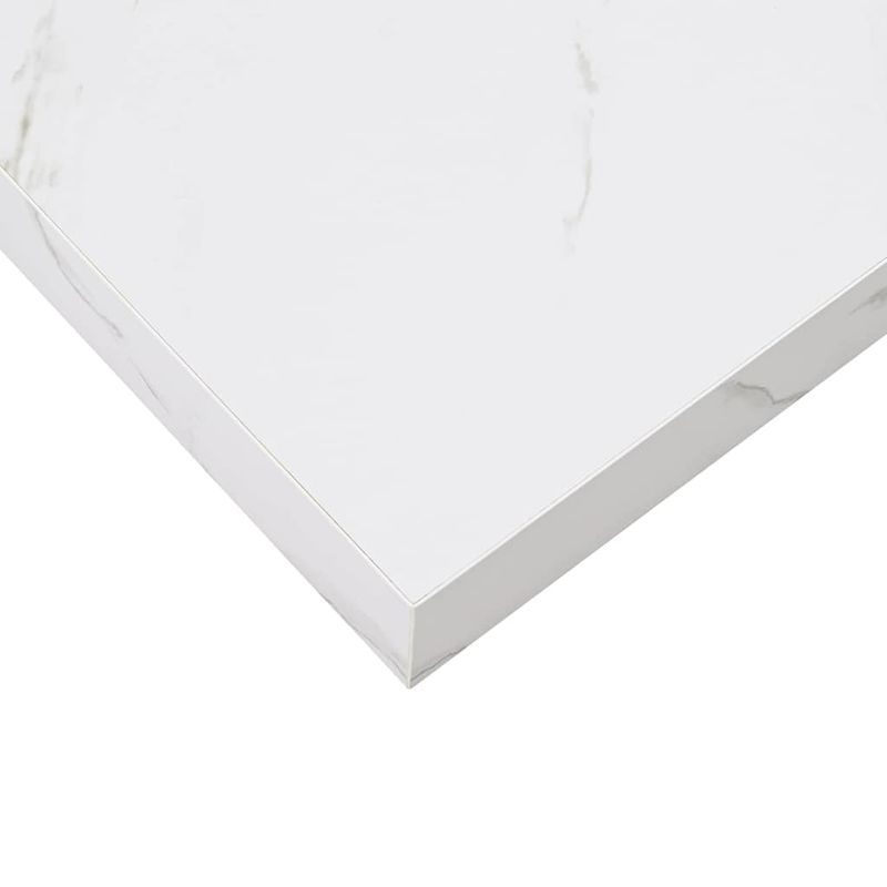 Casa si Gradina - Mobilier - Biblioteci si rafturi - Rafturi - Raft de perete Pe perete 4 pcs Marmura alba 23 x 23,5 x 4 cm - Infinity.ro