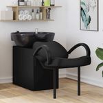 Casa si Gradina - Mobilier - Scaune si fotolii - Scaune - Scaun pentru sampon Manual Negru 63 x 141 x 92 cm PVC - Infinity.ro