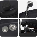 Casa si Gradina - Mobilier - Scaune si fotolii - Scaune - Scaun pentru sampon Manual Negru 63 x 141 x 92 cm PVC - Infinity.ro