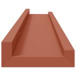 Casa si Gradina - Mobilier - Biblioteci si rafturi - Rafturi - Raft de perete cu raft 2 pcs Rosu 60 x 9 x 3 cm Lemn compozit - Infinity.ro