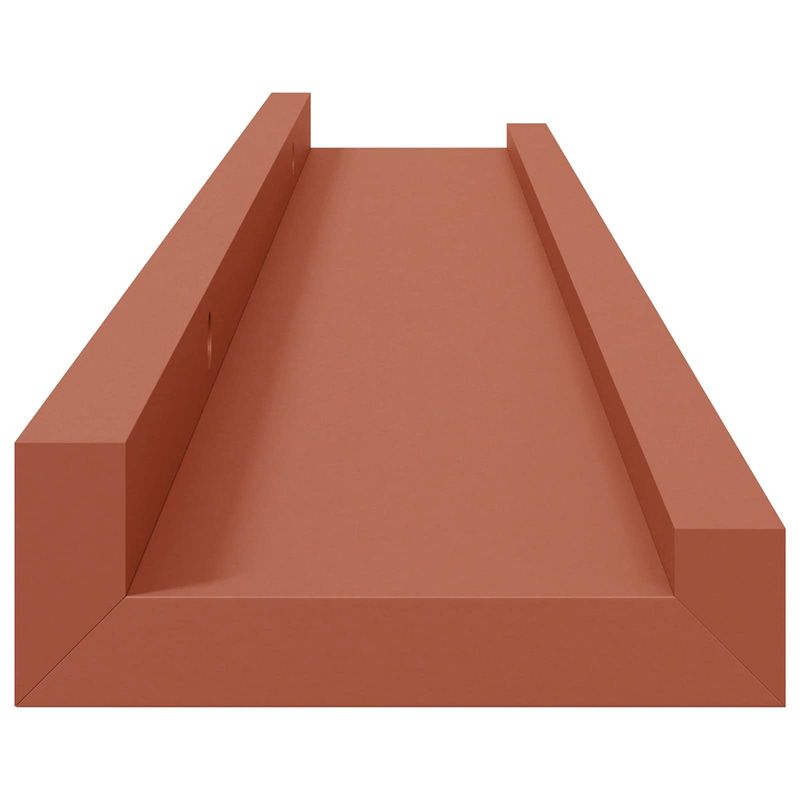 Casa si Gradina - Mobilier - Biblioteci si rafturi - Rafturi - Raft de perete cu raft 2 pcs Rosu 60 x 9 x 3 cm Lemn compozit - Infinity.ro