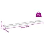 Casa si Gradina - Mobilier - Biblioteci si rafturi - Rafturi - Raft de perete 4 pcs Marmura alba 100 x 9 x 3 cm Lemn compozit - Infinity.ro