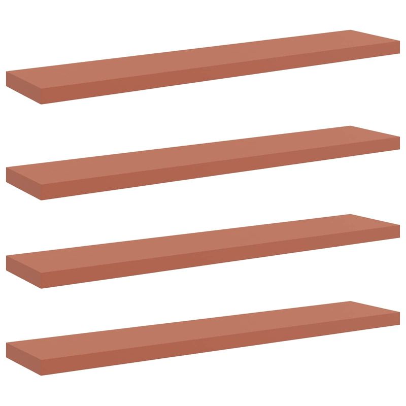 Casa si Gradina - Mobilier - Biblioteci si rafturi - Rafturi - Raft de perete 4 pcs Rosu 120 x 23,5 x 4 cm Lemn compozit - Infinity.ro
