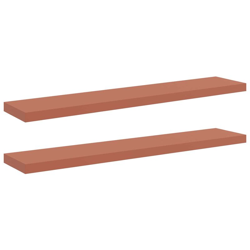Casa si Gradina - Mobilier - Biblioteci si rafturi - Rafturi - Raft de perete 2 pcs Rosu 120 x 23,5 x 4 cm Lemn compozit - Infinity.ro