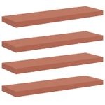 Casa si Gradina - Mobilier - Biblioteci si rafturi - Rafturi - Raft de perete 4 pcs Rosu 80 x 23,5 x 4 cm Lemn compozit - Infinity.ro