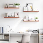 Casa si Gradina - Mobilier - Biblioteci si rafturi - Rafturi - Raft de perete 4 pcs Rosu 80 x 23,5 x 4 cm Lemn compozit - Infinity.ro