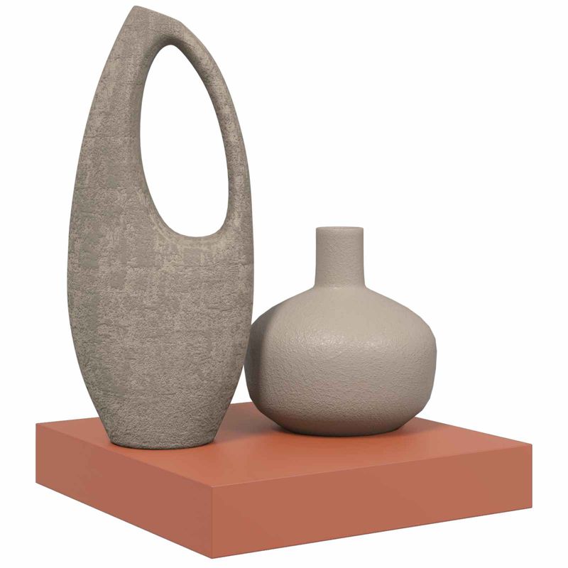 Casa si Gradina - Mobilier - Biblioteci si rafturi - Rafturi - Raft de perete Pe perete Rosu 23 x 23,5 x 4 cm Lemn compozit - Infinity.ro