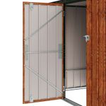 Casa si Gradina - Gradina si terasa - Casute de gradina - Cutie de depozitare pentru gradina Maro 214 x 82 x 132 cm Otel - Infinity.ro