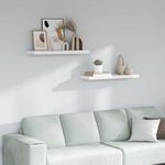Casa si Gradina - Mobilier - Biblioteci si rafturi - Rafturi - Raft de perete Pe perete 2 pcs Marmura alba 90 x 23,5 x 4 cm - Infinity.ro