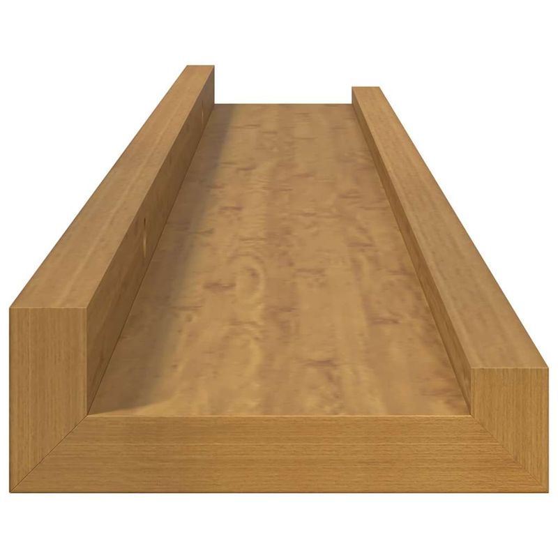 Casa si Gradina - Mobilier - Biblioteci si rafturi - Rafturi - Raft de perete cu raft 4 pcs Bej 60 x 9 x 3 cm Lemn compozit - Infinity.ro