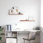 Casa si Gradina - Mobilier - Biblioteci si rafturi - Rafturi - Raft de perete cu raft 2 pcs Rosu 80 x 9 x 3 cm Lemn compozit - Infinity.ro