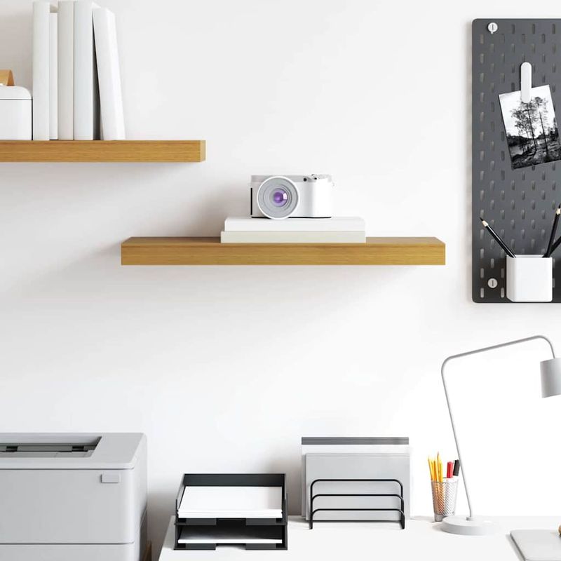 Casa si Gradina - Mobilier - Biblioteci si rafturi - Rafturi - Raft de perete Pe perete Bej 50 x 23 x 4 cm Lemn compozit - Infinity.ro