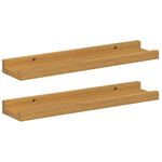Casa si Gradina - Mobilier - Biblioteci si rafturi - Rafturi - Raft de perete cu raft 2 pcs Bej 40 x 9 x 3 cm Lemn compozit - Infinity.ro