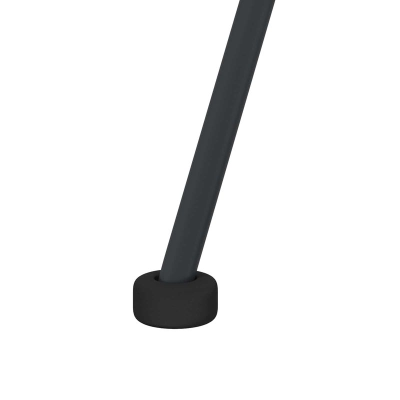 Casa si Gradina - Mobilier - Scaune si fotolii - Scaune - Scaun de sufragerie 2 pcs Negru 65 x 55,5 x 81 cm Ratan si Fier - Infinity.ro