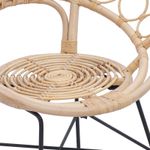 Casa si Gradina - Mobilier - Scaune si fotolii - Scaune - Scaun de sufragerie 2 pcs natural 65 x 55,5 x 81 cm - Infinity.ro