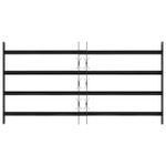 Casa si Gradina - Constructii - Ferestre si accesorii - Ferestre pvc verticale - Grila Fereastra Negru 115 x 60 cm Otel vopsit electrostatic - Infinity.ro