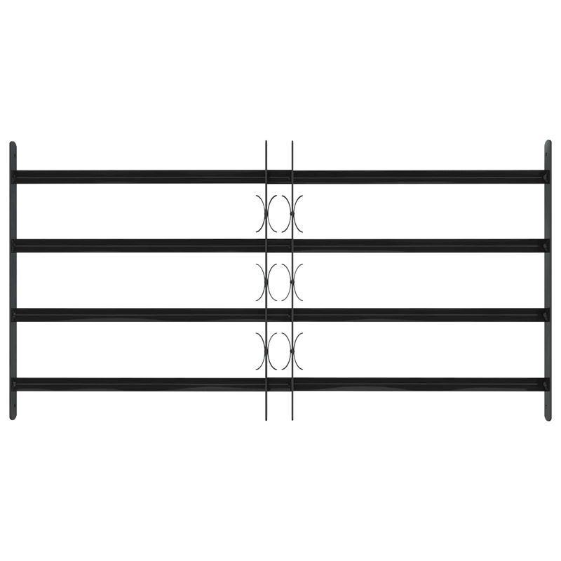 Casa si Gradina - Constructii - Ferestre si accesorii - Ferestre pvc verticale - Grila Fereastra Negru 115 x 60 cm Otel vopsit electrostatic - Infinity.ro