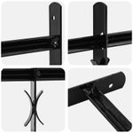 Casa si Gradina - Constructii - Ferestre si accesorii - Ferestre pvc verticale - Grila Fereastra Negru 115 x 60 cm Otel vopsit electrostatic - Infinity.ro