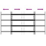 Casa si Gradina - Constructii - Ferestre si accesorii - Ferestre pvc verticale - Grila Fereastra Negru 115 x 60 cm Otel vopsit electrostatic - Infinity.ro