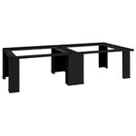 Electronice si Electrocasnice - Masini de spalat vase - Accesorii masini de spalat vase - Suport pentru masina de spalat 2 pcs Negru 64 x 55 x 32.5 cm - Infinity.ro